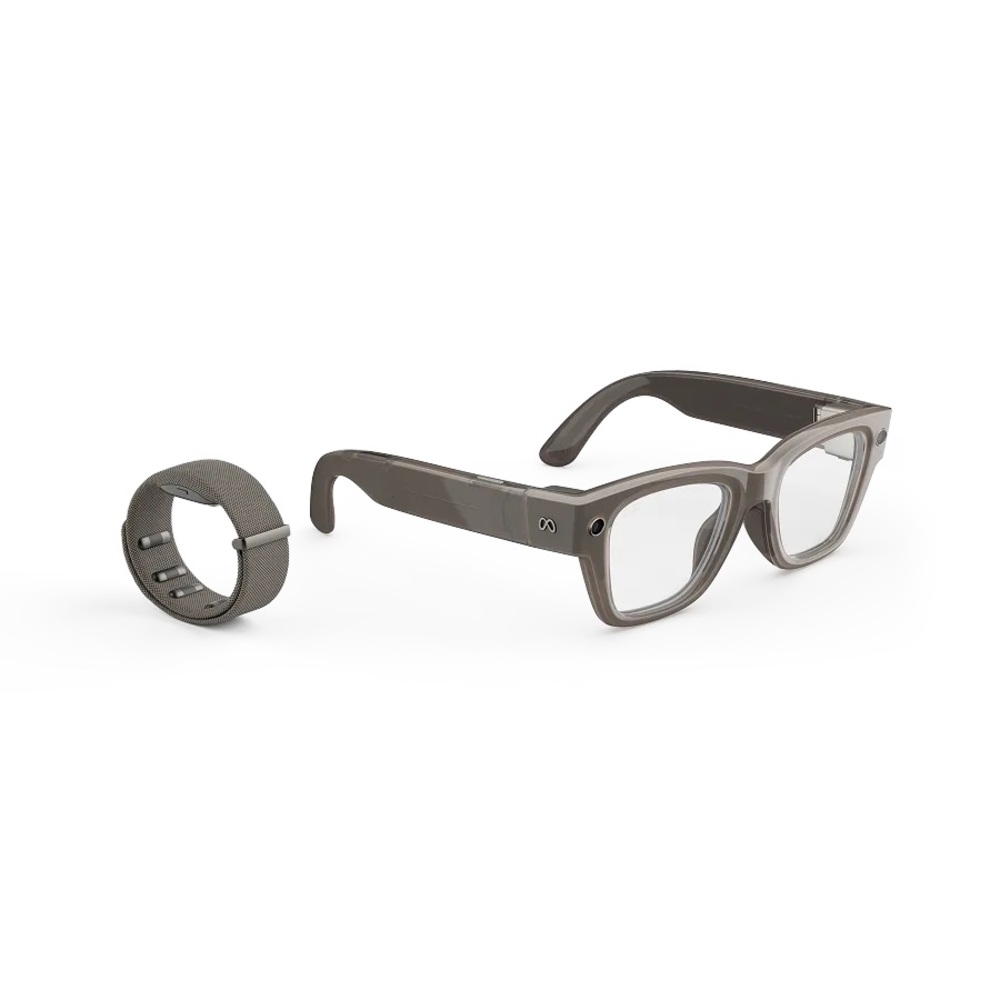 Ray-ban meta display sand size 3 band regular smartglasses